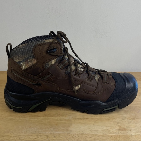 Keen Men's Braddock Mid WP Soft Toe Brown Leather Work Hiking Boots Size 9.5 NIB - Picture 4 of 15
